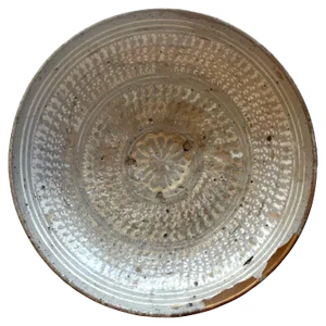 Antique Korean Ceramic Buncheong Bowl Joseon Dynasty