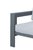 Sardinia Aluminum Frame Outdoor 74" Love Seat / Sofa - Gray Cushions For Sale - Image 14 of 18