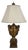 Heavy Solid Brass Urn Large Table Lamp For Sale