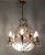 - Antique style crystal beaded chandelier - Crystal beaded frame and basket - Height including chain and ceiling canopy 85...