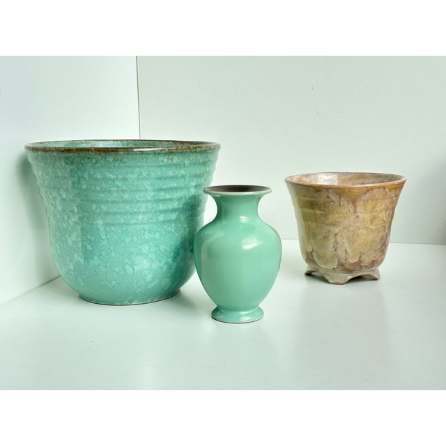 Mid-Century Ceramic Vase with Celadon Glaze by Steuler Keramik, Germany, 1950s For Sale - Image 11 of 13