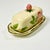 Ceramic Mid 20th Century Americana Boho Chic Franciscan Desert Rose Covered Butter Dish, Rose Finial For Sale - Image 7 of 12
