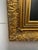 Vintage Gold Leaf Mirror, Solid Wood Frame, Beveled Glass Edges, Carved Floral Pattern For Sale In New York - Image 6 of 11