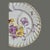 Victorian Antique French Porcelain H & C Depose Floral Pansies Plate For Sale - Image 3 of 7