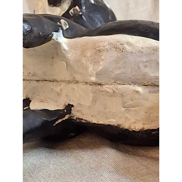 Antique National Foundry Cast Iron Boston Terrier Dog Doorstop Left Facing #149 C. 1920s For Sale - Image 13 of 18