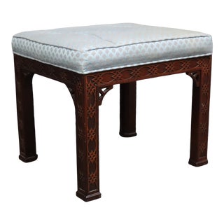 Chinoiserie Footstool by Kindel For Sale