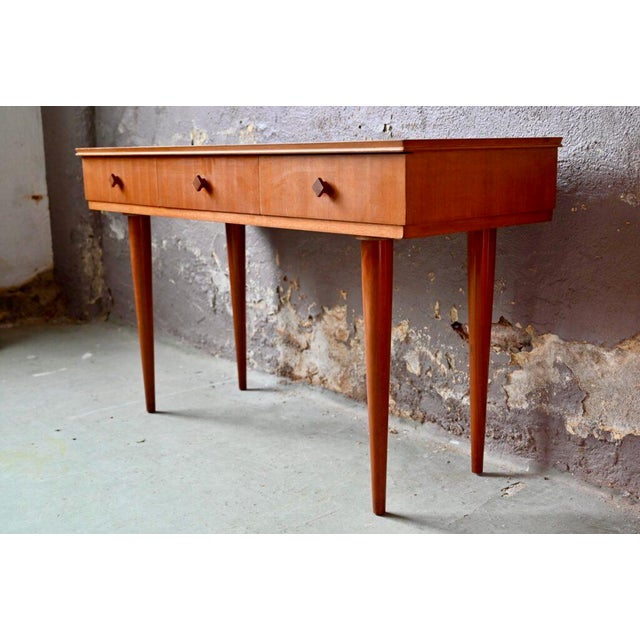 Scandinavian Modern Desk or Console with Drawers, 1960s For Sale - Image 6 of 17