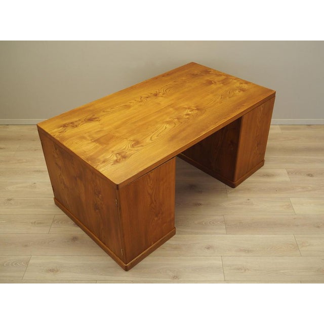 Orange Danish Cherry Desk, 1960s For Sale - Image 8 of 18