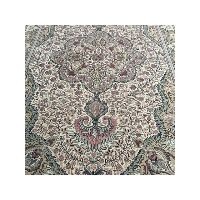 1980s 1980s Old Turkish Kaisari Area Rug 6x10 For Sale - Image 5 of 10