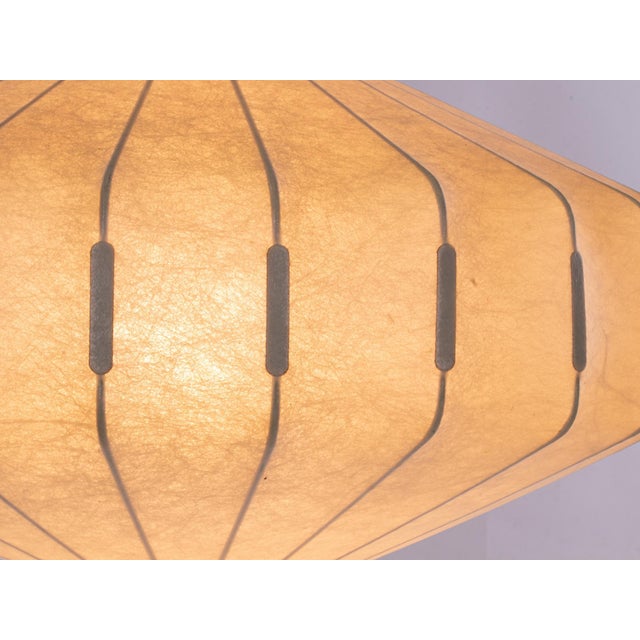 Plastic German Goldkant Cocoon Pendant Lamp by Friedel Wauer, 1960s For Sale - Image 7 of 10