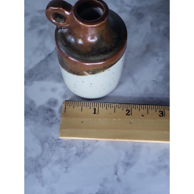 1980s Vintage Japanese Miniature Pottery Jug For Sale - Image 10 of 11