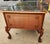 Chippendale-Style Executive Desk With Carved Ball-and-Claw Feet and Glass-Protected Top For Sale - Image 12 of 12