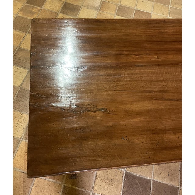 16th Century Renaissance Italian Walnut Table, Florence For Sale - Image 9 of 16