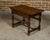 English 19th Century Oak Side Table with Carved Bobbin Legs and Single Drawer For Sale - Image 4 of 12