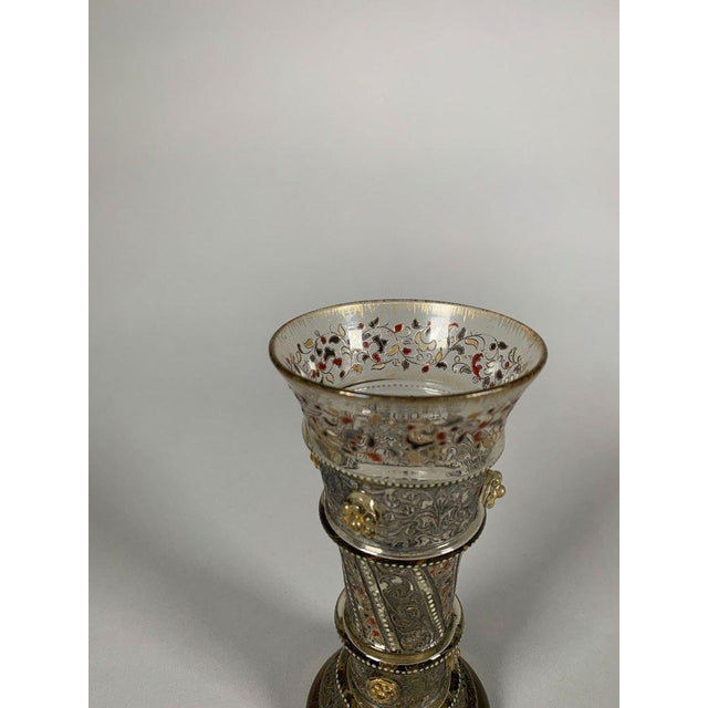 Émile Gallé (1846-1904) Art Nouveau Chalice For Sale - Image 10 of 12