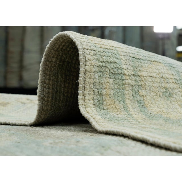 Textile Turkish Oushak Runner Rug 2'10" x 16'3" #17431 For Sale - Image 7 of 8