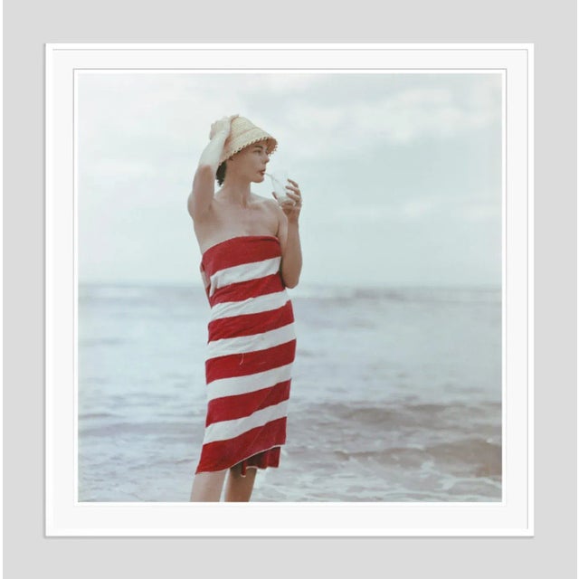 Modern Pussyfooting 1958 by Slim Aarons Framed C-Print For Sale - Image 3 of 3