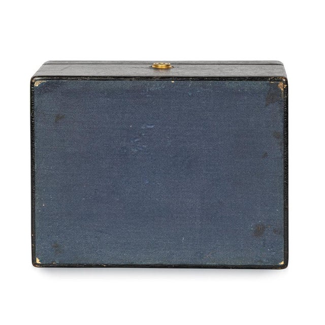 Metal 20th Century Leather Jewellery Box, 1920s For Sale - Image 7 of 18