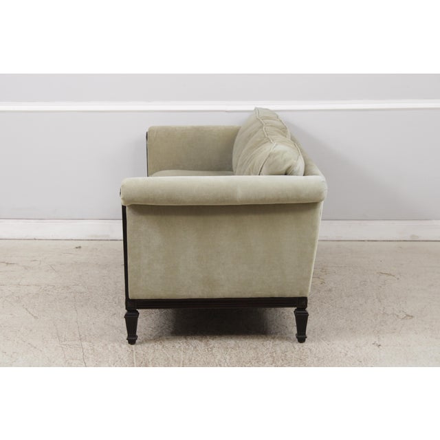 1980s Bernhardt Martha Stewart Louis XVI Upholstered Sofa For Sale - Image 5 of 18