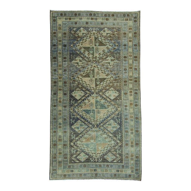 Turkish Vintage Rug 4'7" x 8'6" #20806 For Sale