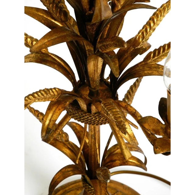 Wheat Sheaf Floral Table Lamp by Hans Kögl, 1970s For Sale - Image 9 of 15