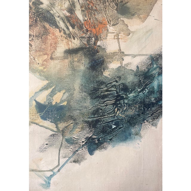 Alice Berger Hammerschlag "Three Levels" Painting, Circa 1961 For Sale - Image 4 of 11