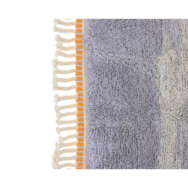 Hand-Knotted Wool Rug by Azele Studio For Sale - Image 4 of 11