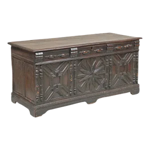 17th Century Jacobean Oak Blanket Chest