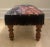 Mid-Century Modern Vintage Art Deco Wood Footstool With Fringe For Sale - Image 3 of 6