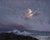 On the Beach at Night Alone... by Devin Michael Roberts | Oil on panel Night seascape with waves and clouds. For Sale - Image 4 of 5