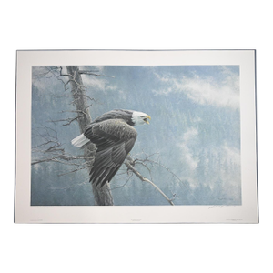 Robert Bateman “The Air, the Forest and the Watch” Signed & Numbered Limited Edition Print (1989)