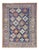 House of Séance - 19th Century Kuba Quba Green Floral Handwoven Wool Pile Rug - 6’3” X 4’10.5” For Sale