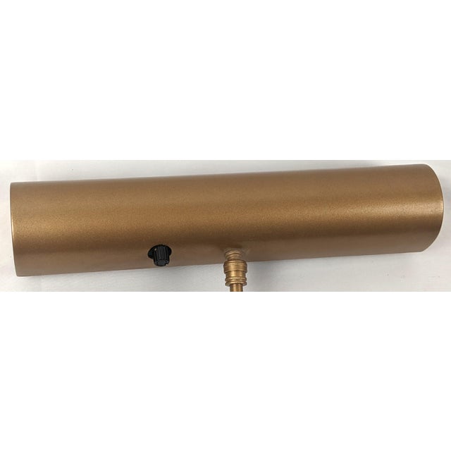 Brass Late 20th Century FineArtLight Masterpiece Gallery Series 12.5" Dimmable Picture Light, Adjustable Arm For Sale - Image 8 of 12
