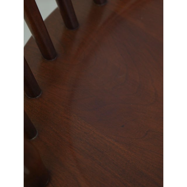 Set of 4 Frederick Duckloe Cherry Windsor Dining Chairs For Sale - Image 11 of 18
