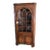 Late 20th Century Vintage Antique Style Early American Corner Cabinet by Statton For Sale