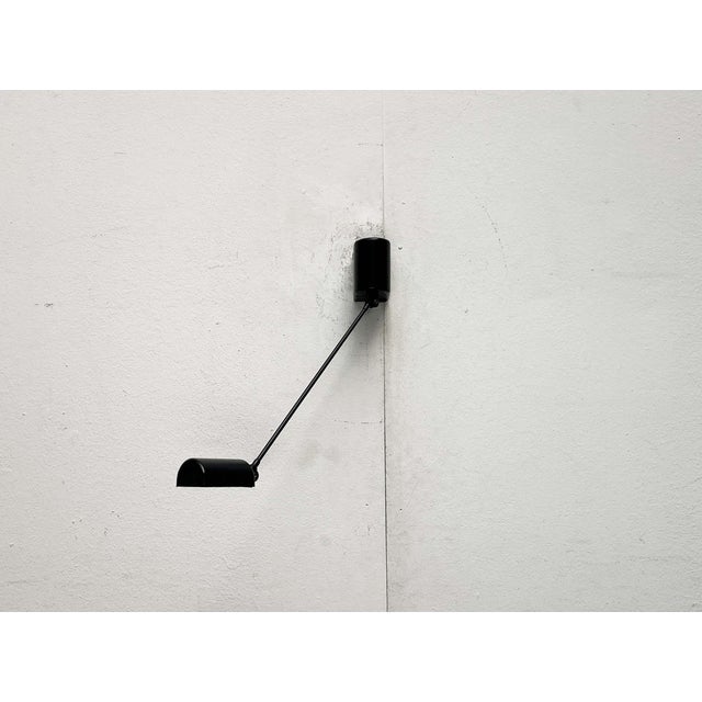 Vintage Italian Black Daphinette Classic Wall Lamp by Tommaso Cimini for Lumina, 1980s For Sale - Image 18 of 18