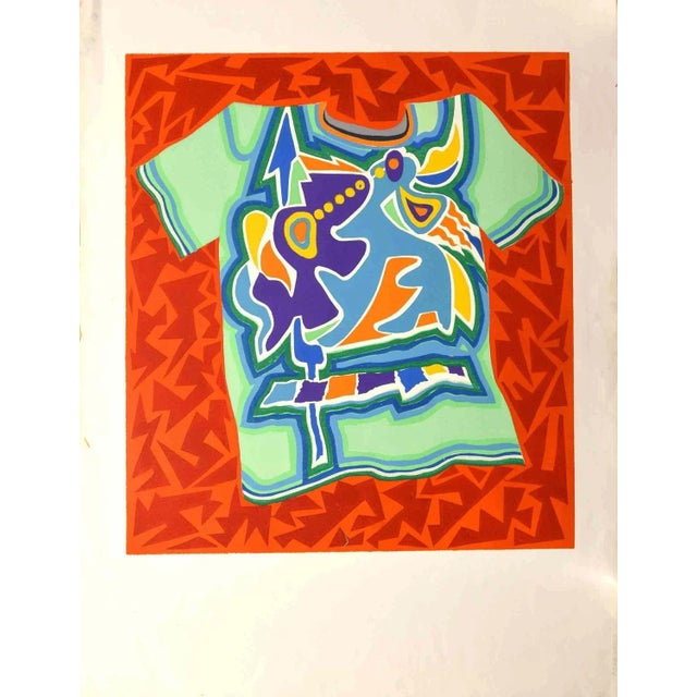 Abstract Composition is an original lithograph realized by Leo Guida in the 1970s. Good condition. Not signed. Leo Guida...