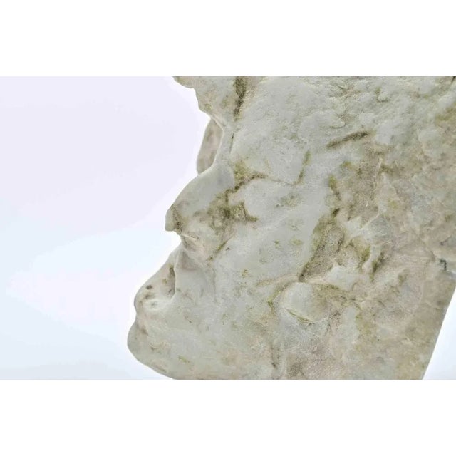 Sirio Pellegrini, Head Sculpture, 1960s, Stone For Sale - Image 4 of 5