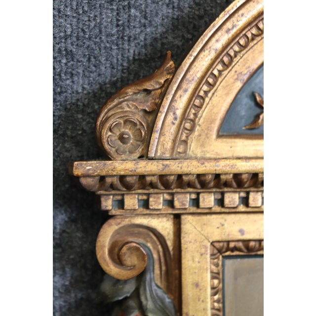 1920s Madonna Della Candeletta by Carlo Crivelli Lithograph Carved Polychromed Frame For Sale - Image 5 of 12