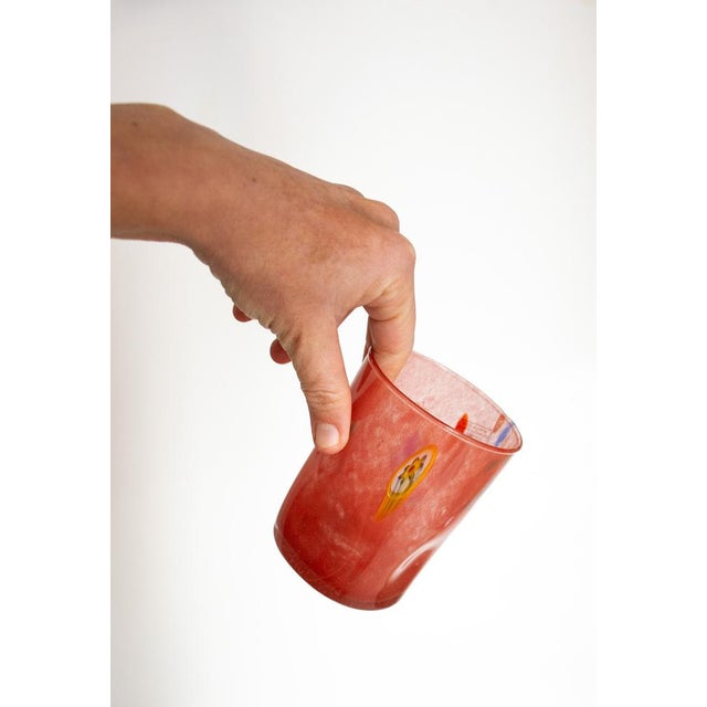 Modern Valentines Drinking Set from Ribes the Art of Glass, Set of 6 For Sale - Image 13 of 16