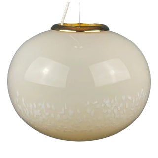 Italian Beige Murano Pendant Lamp from Vetri Murano, 1970s For Sale