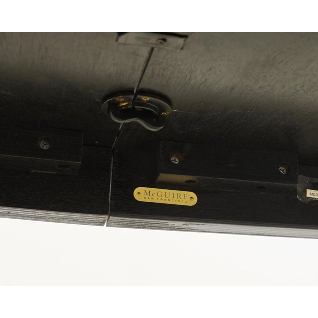 Barbara Barry for McGuire Oval Extension Dining Table 9.5 Ft For Sale - Image 18 of 18