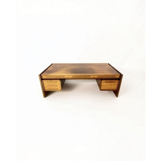 Wood Mid-Century Danish Chief Desk from Dyrlund, 1960s For Sale - Image 7 of 18