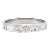 Tiffany & Co. 18k White Gold Atlas Diamond Band Ring Size 9.75 For Sale