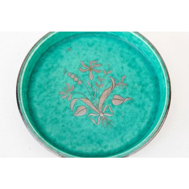 Gustavsberg Grace Argenta Plate by Wilhelm Kåge for Gustavsberg For Sale - Image 4 of 11