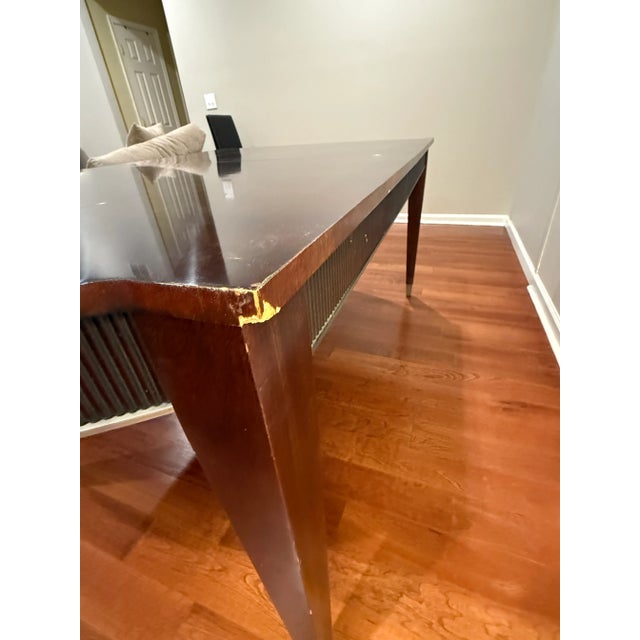 Coffee Ethan Allen Avenue Collection Cherry Dining Table (Transitional) For Sale - Image 8 of 12