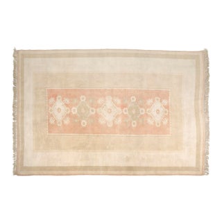 Anatolian Floral Handknotted Carpet For Sale