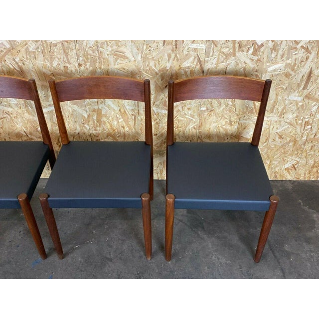 Wood Teak Dining Chairs by Poul M. Volther for Frem Røjle, Set of 4 For Sale - Image 7 of 11
