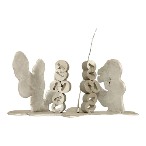 Joe Seltzer Abstract 'Aluminum C's' Metal Sculpture