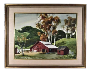 Frederick Cole, The Old Red Barn, Circa 1965